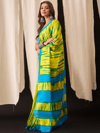 AAGMAN MULMUL PURE COTTON YELLOW SAREE