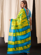 AAGMAN MULMUL PURE COTTON YELLOW SAREE
