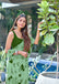 AKRUTI PURE MULMUL COTTON FLORAL STYLE HAND BLOCK PRINTD LIGHT GREEN WITH DARK GREEN SAREE