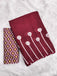 ANAYA PURE COTTON FANCY HAND BLOCK PRINT MAROON SAREE