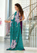 ANAYA PURE COTTON FANCY HAND BLOCK PRINT PURPLE SAREE