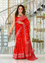 Aneri Flower Buti Test Hand Block Print Cotton Sarees