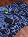 ANUPAMAA PURE MULMUL COTTON HAND BLOCK PRINTD BLUE SAREE
