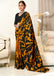 ANUPAMAA PURE MULMUL COTTON HAND BLOCK PRINTD MUSTARD SAREE