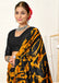 ANUPAMAA PURE MULMUL COTTON HAND BLOCK PRINTD MUSTARD SAREE