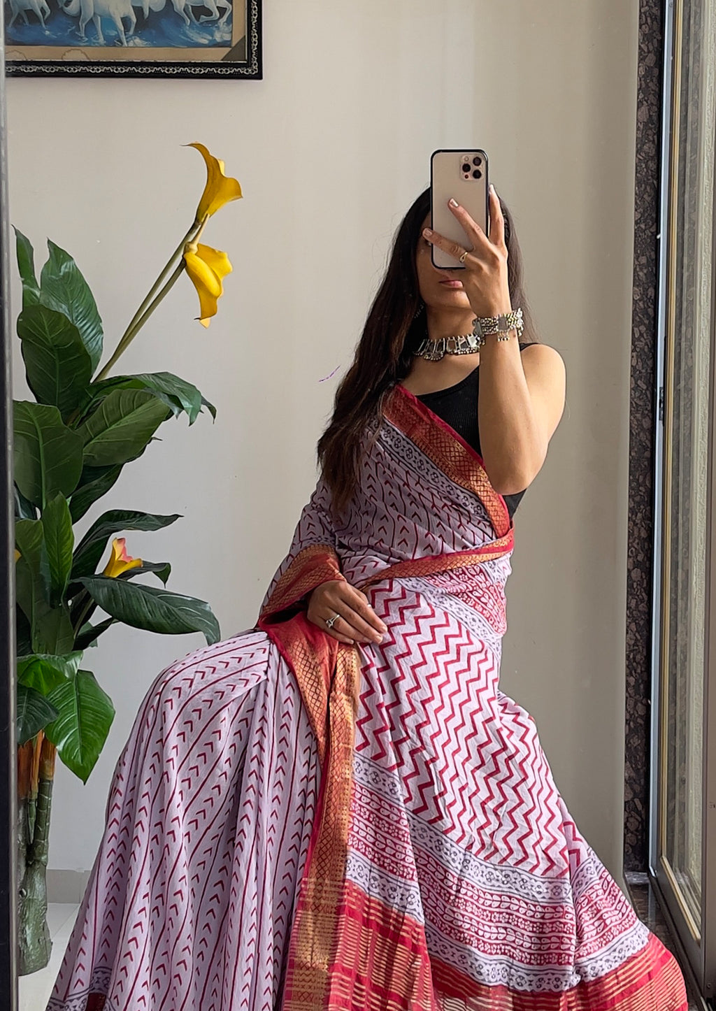 ASSAM SILK NATURAL CELLULOSE NYLON AND VISCOSE ZARI WEAVING GREY SAREE