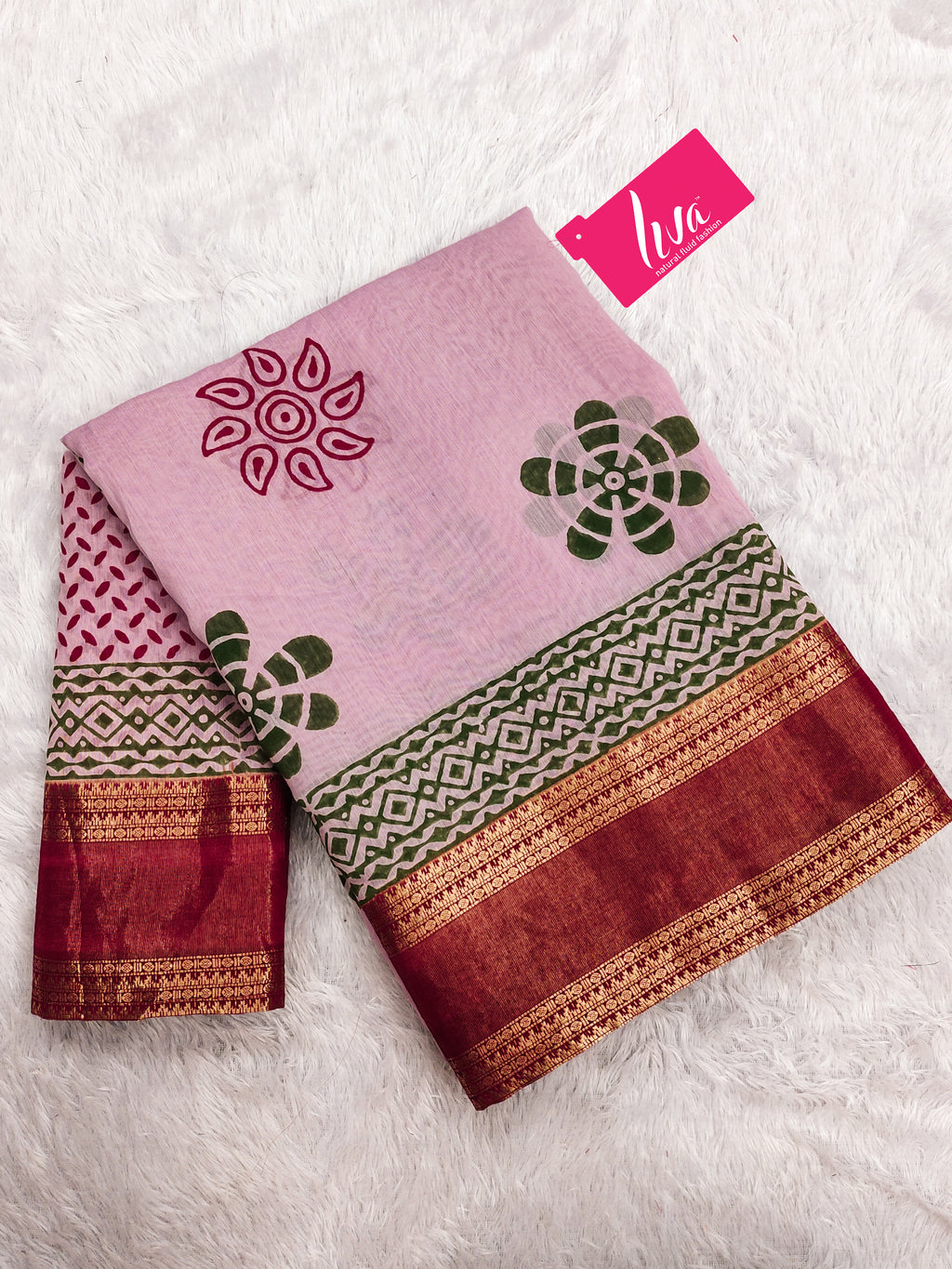 ASSAM SILK NATURAL CELLULOSE NYLON AND VISCOSE ZARI WEAVING PINK SAREE