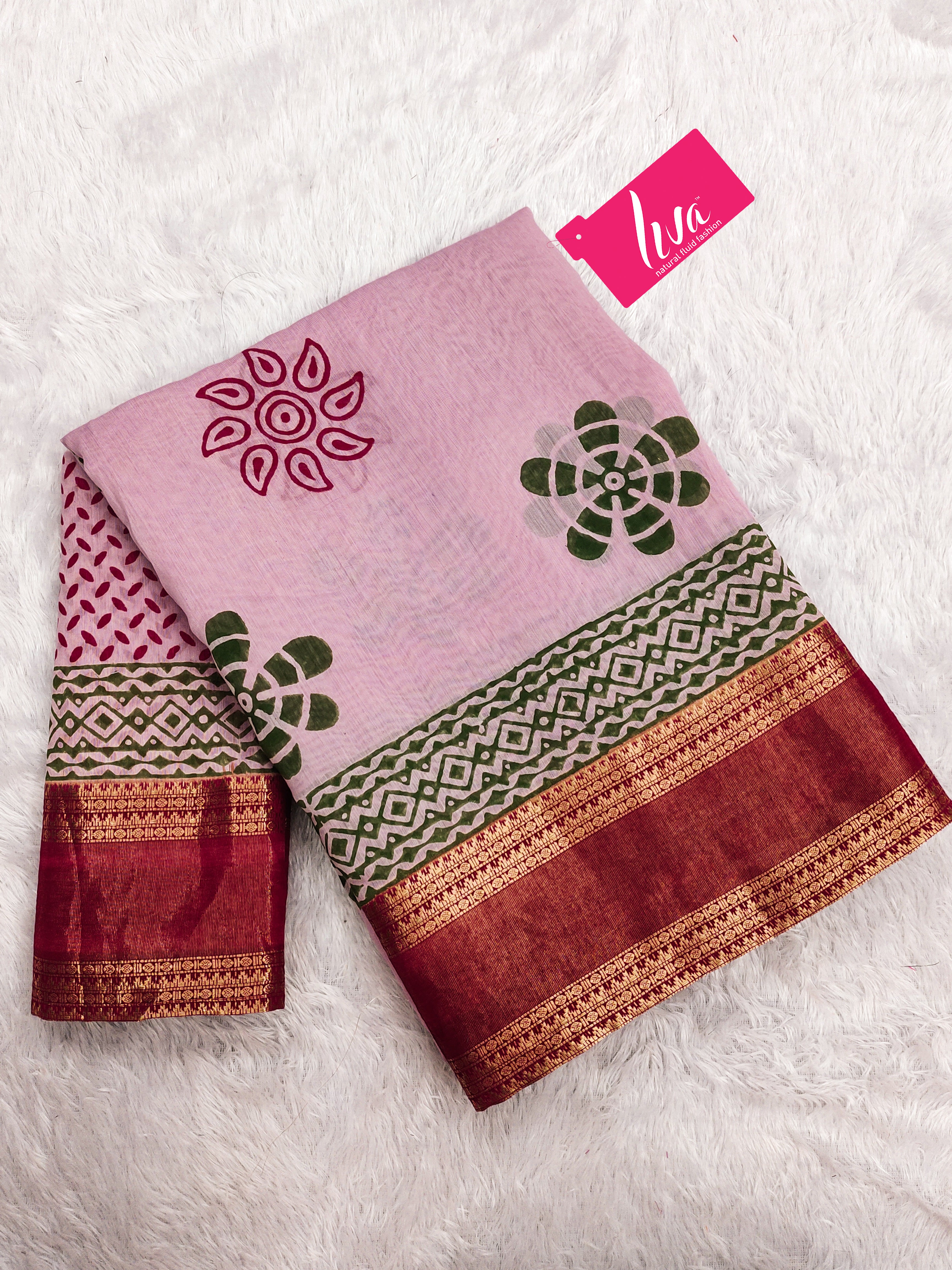 ASSAM SILK NATURAL CELLULOSE NYLON AND VISCOSE ZARI WEAVING PINK SAREE