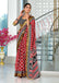 BASANTI PRIMUM PURE COTTON MULMUL BUTI HAND BLOCK PRINT WITH HEVAY ZARI BODAR RED SAREE
