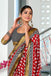 BASANTI PRIMUM PURE COTTON MULMUL BUTI HAND BLOCK PRINT WITH HEVAY ZARI BODAR RED SAREE