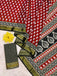 BASANTI PRIMUM PURE COTTON MULMUL BUTI HAND BLOCK PRINT WITH HEVAY ZARI BODAR RED SAREE