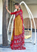 HAND BATIK PRINT MULMUL COTTON GOLDEN SAREE