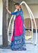 HAND BATIK PRINT MULMUL COTTON PINK SAREE