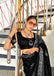 BATIK SESSION MULMUL COTTON HAND BATIK BLOCK PRINT BLACK SAREE