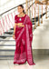 BATIK SESSION MULMUL COTTON HAND BATIK BLOCK PRINT PINK SAREE