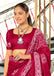 BATIK SESSION MULMUL COTTON HAND BATIK BLOCK PRINT PINK SAREE