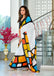 BELLA PURE COTTON FANCY BAGRU BLOCK PRINT WHITE AND BLACK SAREE