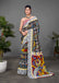 CHIRALA TRADITIONAL KALMKARI COTTON HAND BLOCK PRINT ULTRA SOFT LIGHT WEIGHT BLACK SAREE