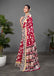 CHIRALA PURE MUL COTTON TRADITIONAL KALMKARI HAND BLOCK  PRINT RED SAREE