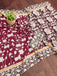 CHIRALA PURE MUL COTTON TRADITIONAL KALMKARI HAND BLOCK  PRINT RED SAREE