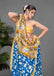 CHIRALA PURE MUL COTTON TRADITIONAL KALMKARI HAND BLOCK  PRINT ROYAL BLUE SAREE