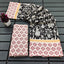 CHIRALA PURE MUL COTTON TRADITIONAL KALMKARI HAND BLOCK  PRINT BLACK SAREE