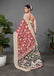 CHIRALA PURE MUL COTTON TRADITIONAL KALMKARI HAND BLOCK  PRINT MAROON SAREE
