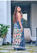 CHURI HAND BLOCK PRINT MULMUL COTTON BLUE SAREE