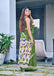 CHURI HAND BLOCK PRINT MULMUL COTTON GREEN SAREE