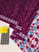 CHURI HAND BLOCK PRINT MULMUL COTTON PURPLE SAREE