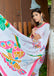 FASHION FUNDA PURE MULMUL COTTON BAGRU FANCY HAND PRINTED MULTICOLOR SAREE