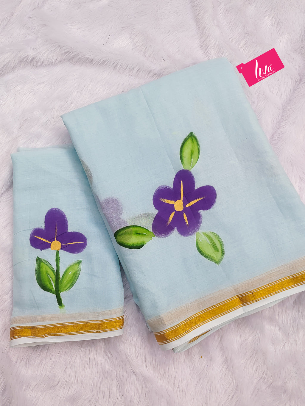 PANIHARI HAND PAINT7 SOFT MASLIN COTTON WITH HEVY ZARI BODAR GREY SAREE