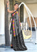 HANSHIKA PURE COTTON FANCY HAND BLOCK PRINT GREY SAREE