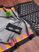 HANSHIKA PURE COTTON FANCY HAND BLOCK PRINT GREY SAREE