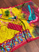 HERIAGE STYLE HAND PRINT MULMUL COTTON MULTICOLOR SAREE