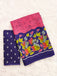 HERIAGE STYLE HAND PRINT MULMUL COTTON PINK SAREE