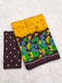HERIAGE STYLE HAND PRINT MULMUL COTTON YELLOW SAREES