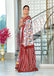 JYOTHIKA PURE MULMUL COTTON IKKAT  PRINTD MAROON SAREE