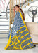 KALINI PURE MULMUL COTTON IKKAT  PRINTD GREY SAREE
