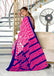 KALINI PURE MULMUL COTTON IKKAT  PRINTD PINK SAREE