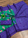 KALKI PURE MULMUL COTTON FLOWER WITH BANDHANI BLOCK PRINTD GREEN SAREE
