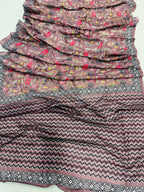 KARISHMA SOFT PURE COTTON MTR BAGRU HAND BLOCK PRINT PURE COTTON AJRAKH TEST MULTICOLOR SAREE