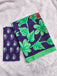KASISH PURE MULMUL COTTON FANCY HAND BLOCK FLOWER TEST GAJRI WITH GREEN SAREE
