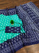 KIMORA TREE MOTIFS BAGRU BLOCK PRINT MULMUL COTTON SEA GREEN SAREE