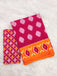 MALHARI IKKAT HAND PRINT MULMUL COTTON LIGHT PINK SAREE