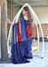MAYTRI PURE MULMUL COTTON IKKAT  PRINTD BROWN SAREE