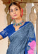 MEERI SOFT MULMUL COTTON AND COMFORT FABRIC LIGHT GREY SAREE