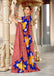 MEERI SOFT MULMUL COTTON AND COMFORT FABRIC PEACH SAREE