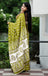 MISS JULIYANA PRIMUM COTTON JAIPUR BAGRU PRINTED COTTON MULMUL GREEN SAREE