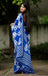 MISS JULIYANA PRIMUM COTTON JAIPUR BAGRU PRINTED COTTON MULMUL BLUE SAREE